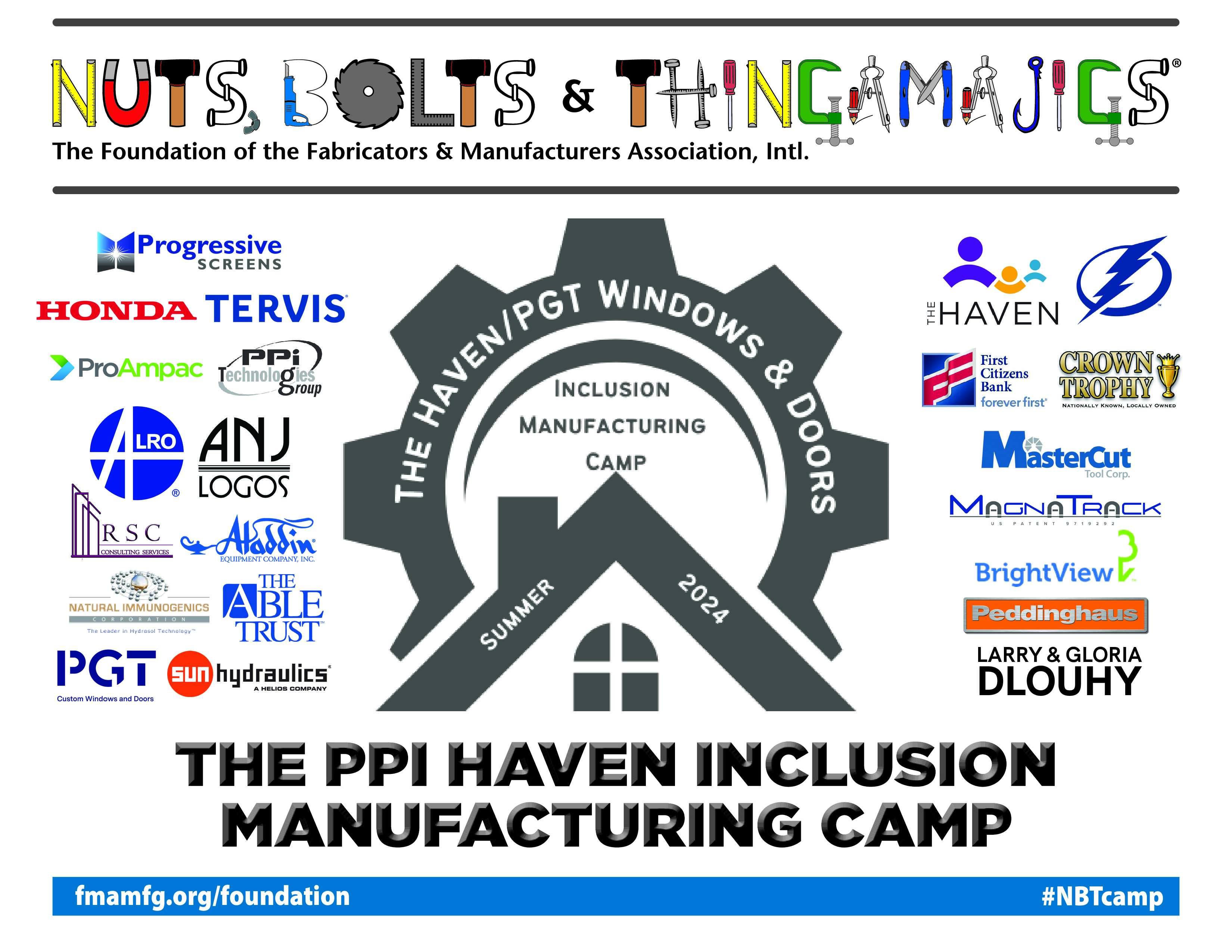 Nuts, Bolts & Thingamajigs Foundation Camp Shirts